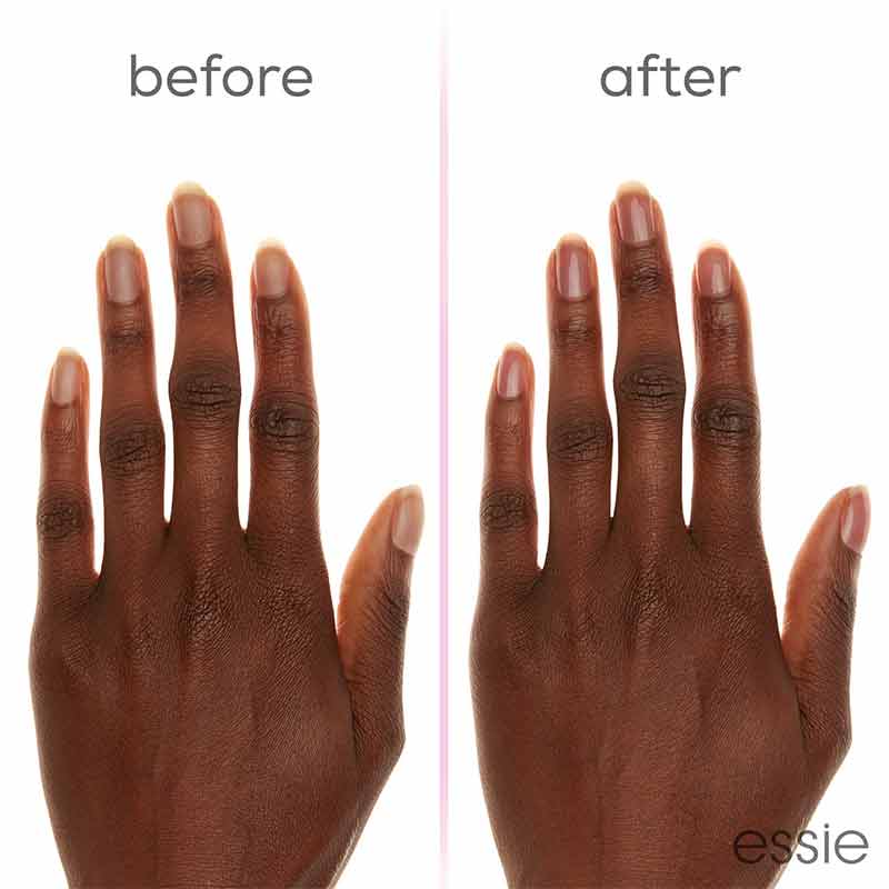 Essie Nail Care Hard To Resist Strengthener | before and after nail strengthener