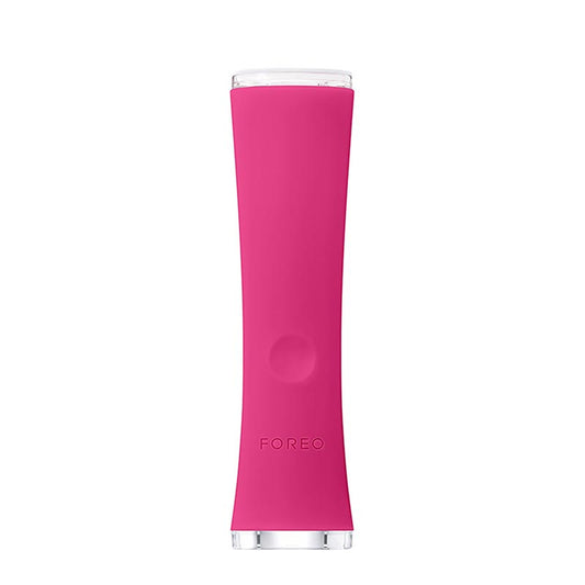 Foreo Espada | treatment | device | visibly clearer skin | clinically proven | target | treat | breakouts | reduce redness | pore size | clear | smooth | radiant skin | healing | acne-prone skin | home | dual-power | blue LED light | T-Sonic™ pulsations | inflammation | non-invasive | soft | smooth | extra-gentle | sensitive skin