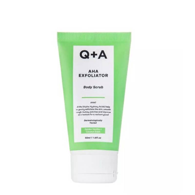 FREE Q+A AHA Exfoliator Body Scrub 50ml With Any Q+A Product