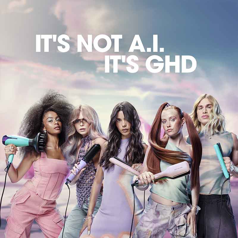 ghd Futurescape Limited Edition Duet Blowdry Hair Dryer Brush, ghd hair stylers, heated hair dryer