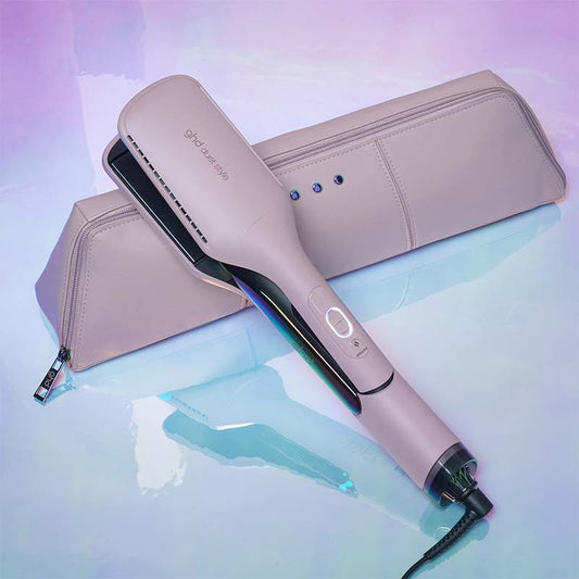 ghd Duet Style 2-in-1 Hot Air Styler In Transcending Pink, pink hair dryer and straightener