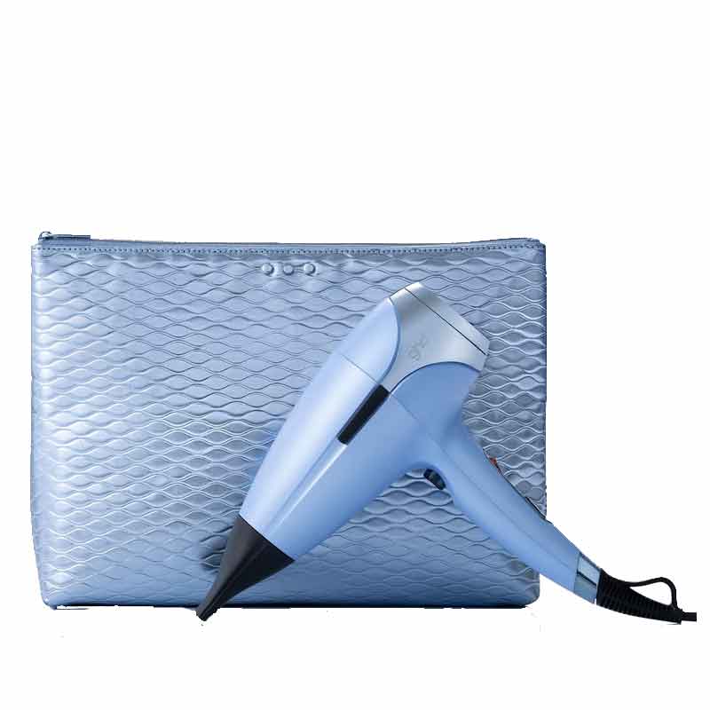GHD Helios Limited Edition Hair Dryer Blue Gift Set Bag Worth