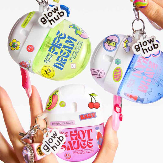 Glow Hub Cleansing Hand Mists Hot Sauce, Pipe Dream, Dopamine