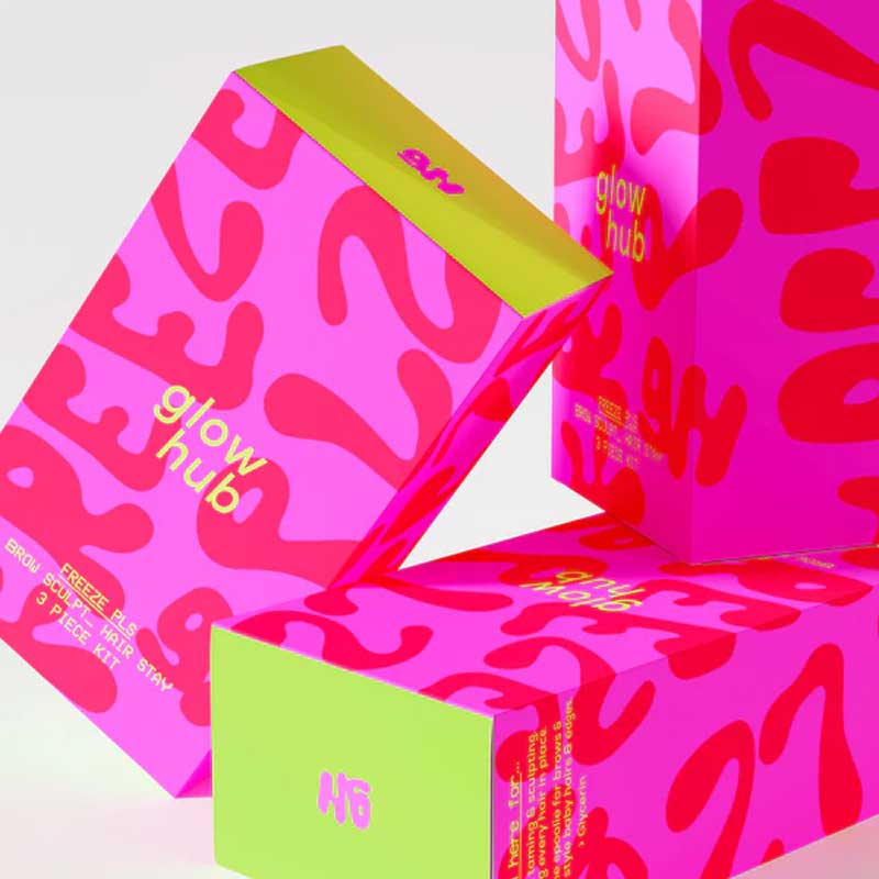 Glow Hub Freeze Pls Brow Wax | Includes wax, spoolie brush, and comb