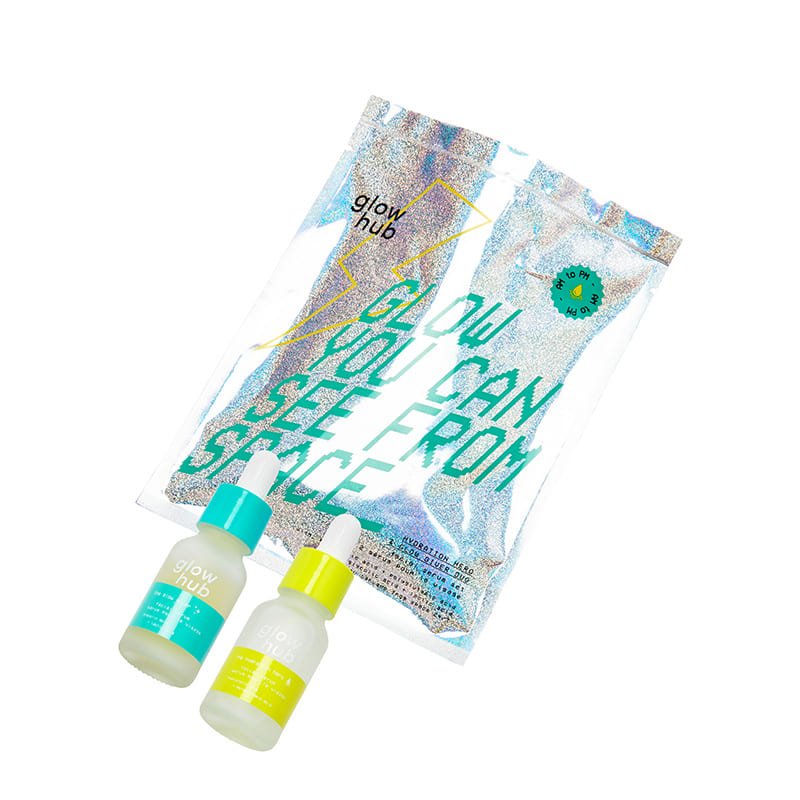Glow Hub Hydration Hero & Glow Giver Duo Bag | Ultimate | 24/7 Luminosity | Dynamic | Illuminating | Holiday Season | Glow-Shining | Mini | Dynamic Duo