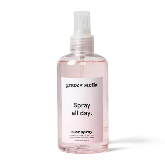 Grace & Stella Spray All Day Rose Spray | hydrating face mist