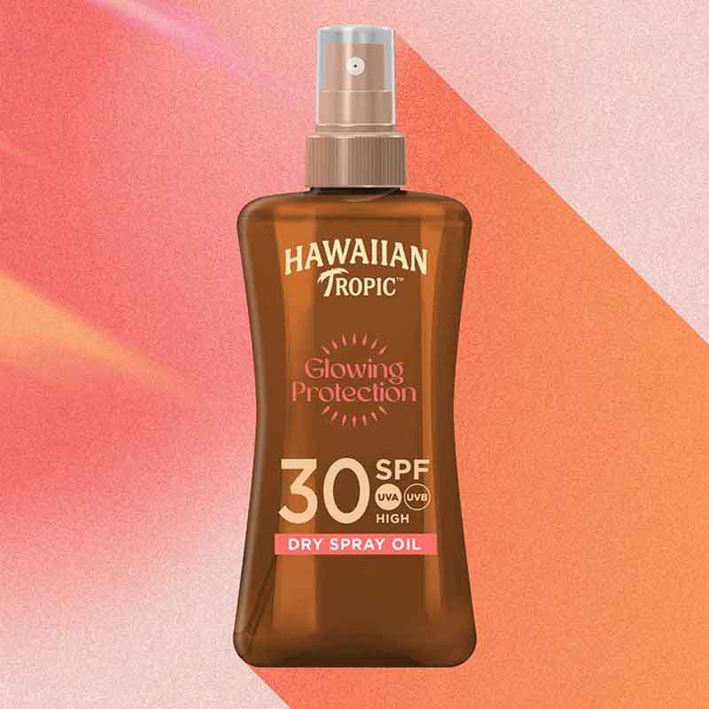 Hawaiian Tropic Protective Spray Oil Mist SPF 30, spf tanning oil
