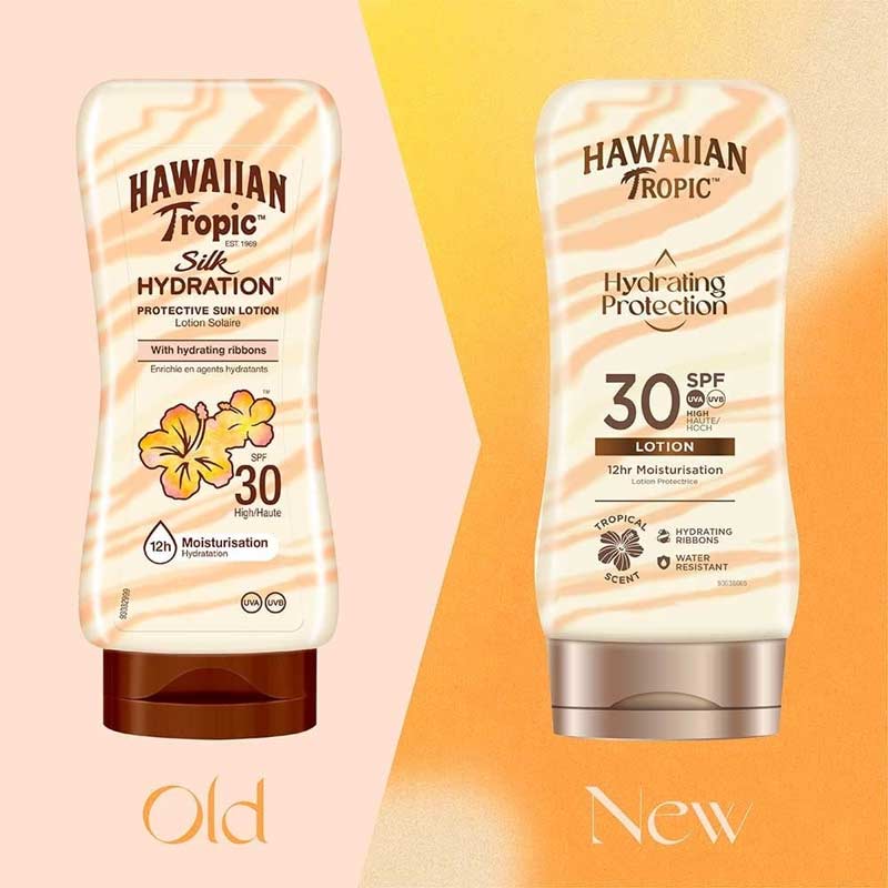 Hawaiian Tropic | Hydrating Protection SPF 30 | hydrating sun cream | moisturising sun lotion | water resistant sun lotion | UVA & UVB protection | Invisible sun lotion