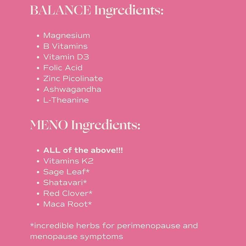 Herology, Herology Meno, Herology Balance, Perimenopause, Menopause
