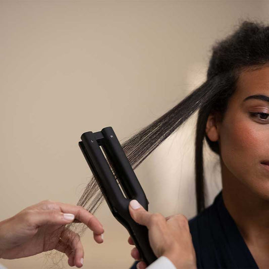 Hot Tools Black Gold Dual Plate Straightener | dual plate straightening