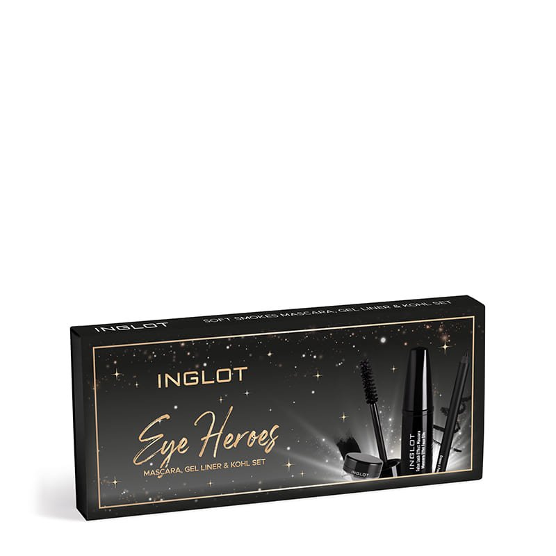 Inglot Eye Heroes Mascara, Liner & Kohl Gift Set