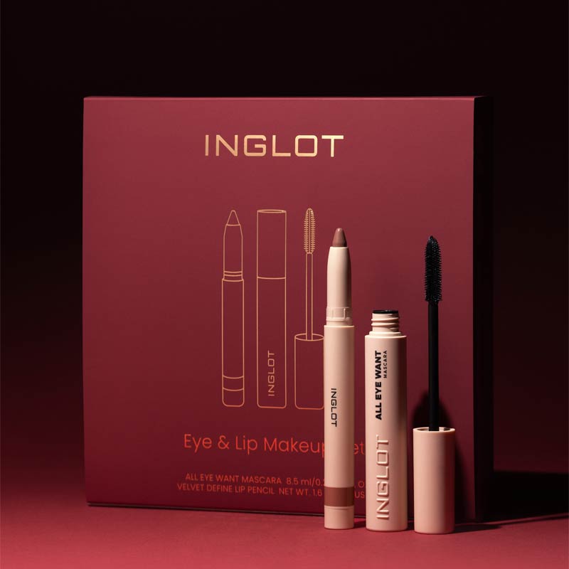 Inglot Eye & Lip Makeup Gift Set