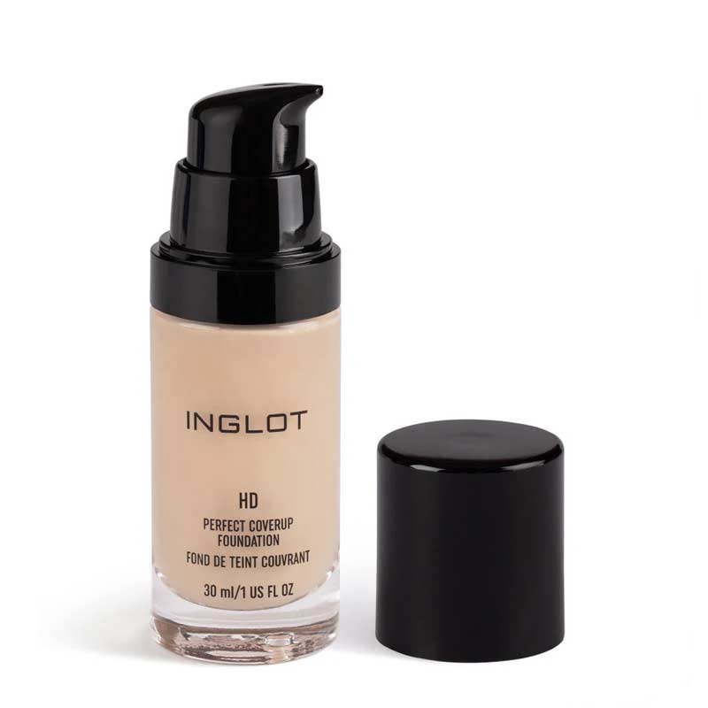 Inglot HD Perfect Cover Up Foundation, full coverage foundation