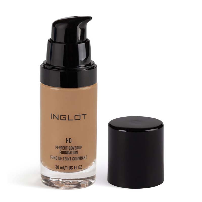 Inglot HD Perfect Cover Up Foundation, full coverage makeup