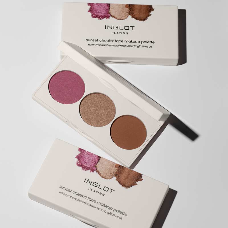 Inglot Playinn Sunset Cheeks! Face Makeup Palette