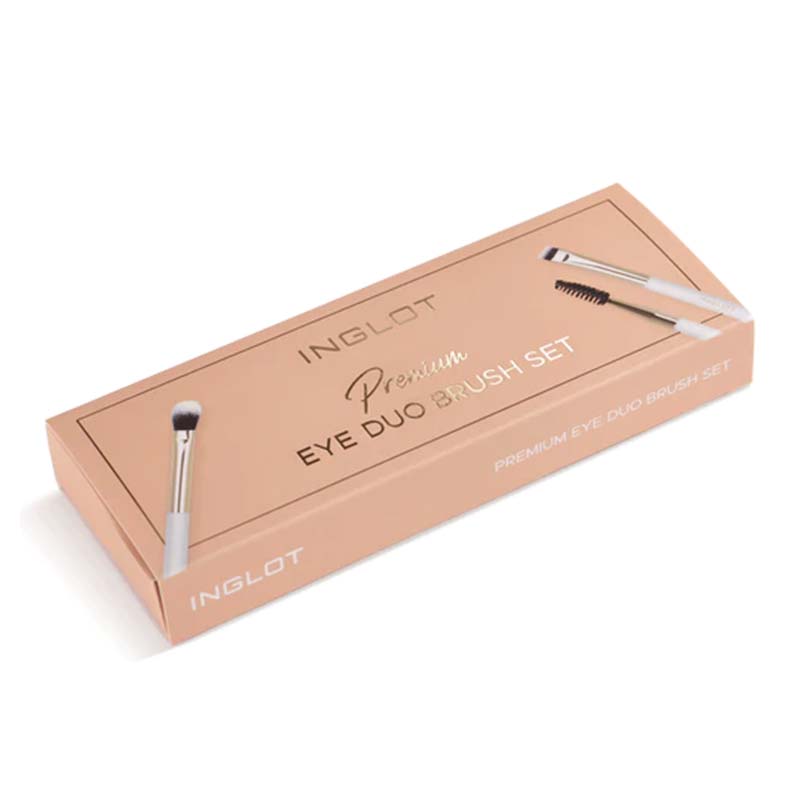 Inglot Premium Eye Duo Brush Set | inglot | eyeshadow | eyeshadow brush | makeup | inglot | inglot brushes | eye duo