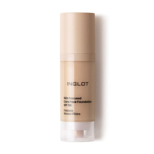 Inglot, Inglot Skin Focused Care Face Foundation SPF50, Foundation For All Skin Types