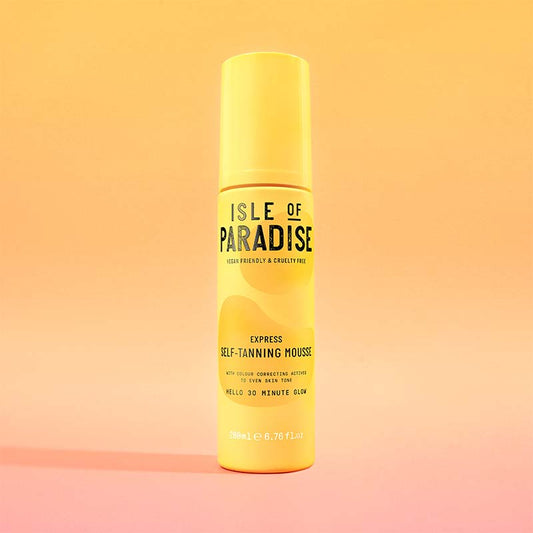 Isle of Paradise Express Self-Tanning Mousse | Isle of Paradise | Tanning Mousse | Dark Tan | Medium Tan | Self-Tan | Express Mousse