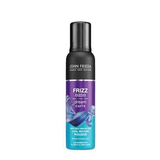 John Frieda Frizz Ease Curl Reviver Mousse | styling mousse | heat protection mousse | curly hair | frizzy hair