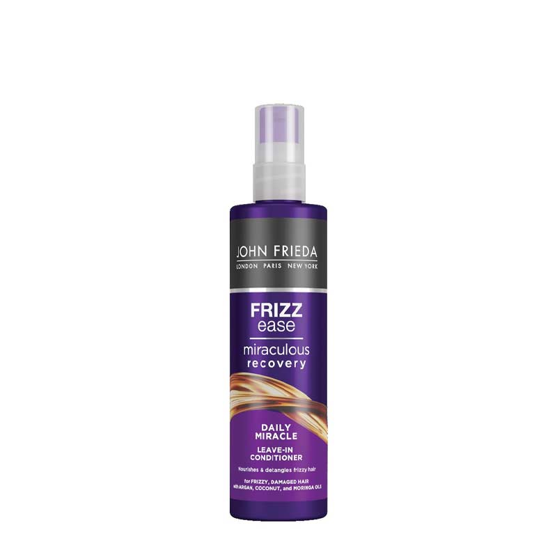 John Frieda Frizz Ease Daily Miracle Leave-In Conditioner | heat protection spray | detangle spray | split ends | conditioning spray | frizz prone hair
