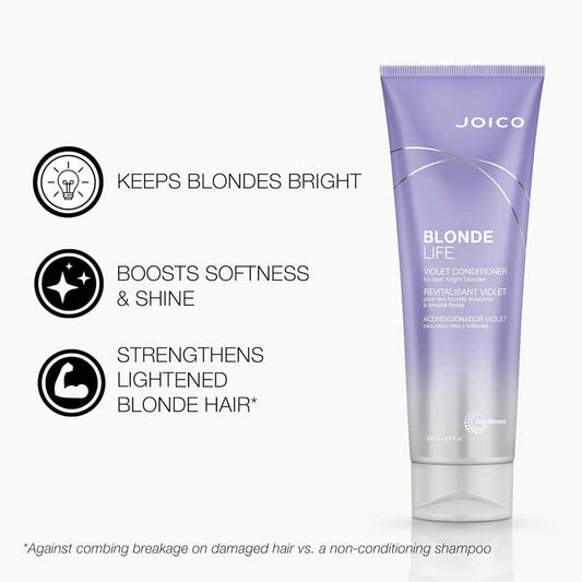 Joico Blonde Life Violet Conditoner, conditioner for bright blonde hair, haircare for blonde