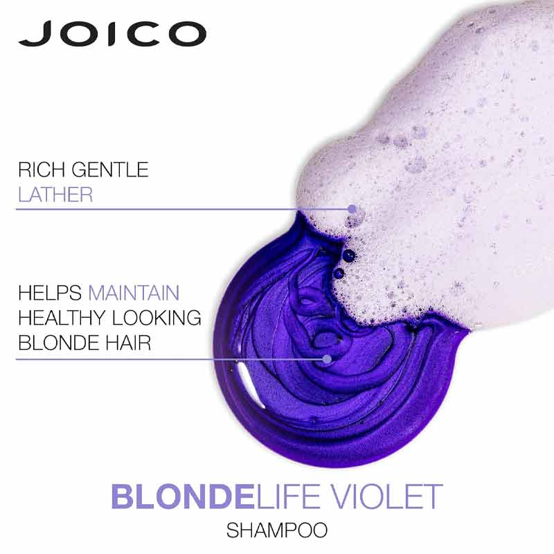 Joico Blonde Life Violet Shampoo, purple shampoo, professional haircare for blondes