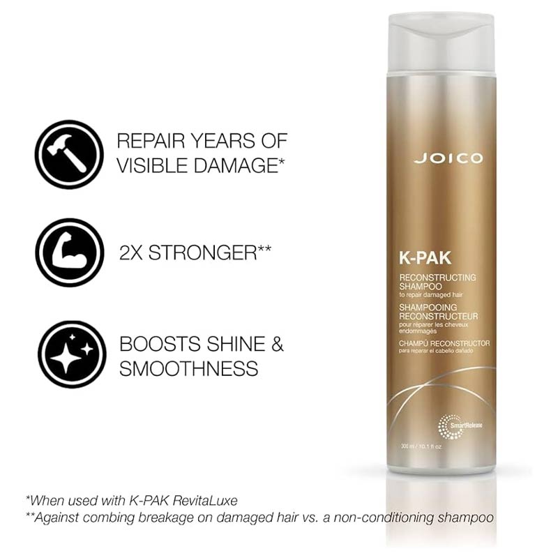 Joico, Joico Reconstruct Shampoo, Boost Hair Shine, For Smooth Hair