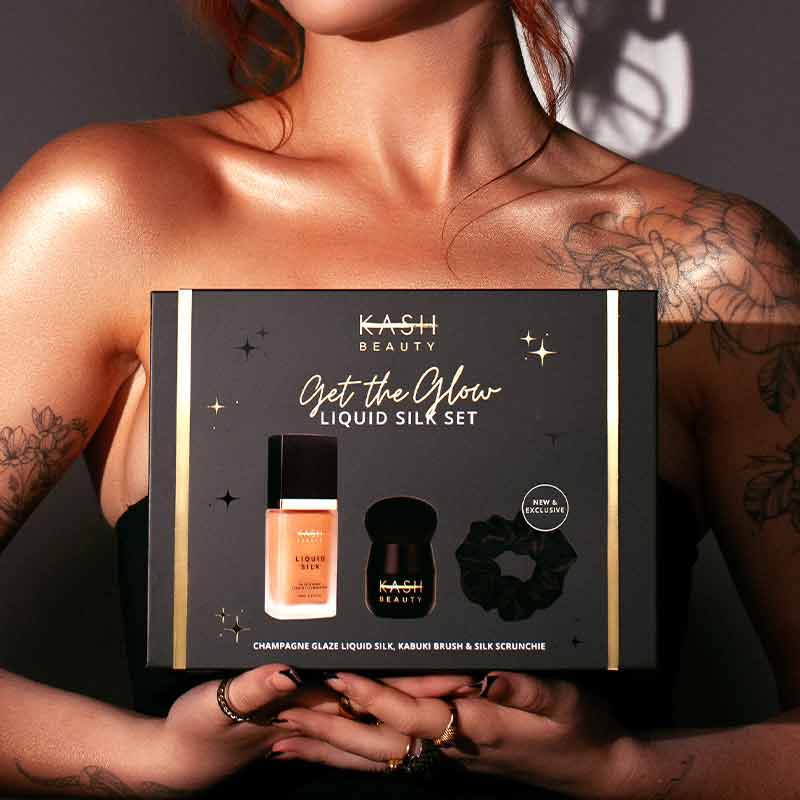 KASH Beauty Get The Glow Liquid Silk Gift Set