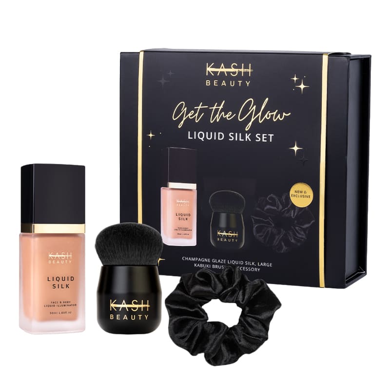 KASH Beauty Get The Glow Liquid Silk Gift Set