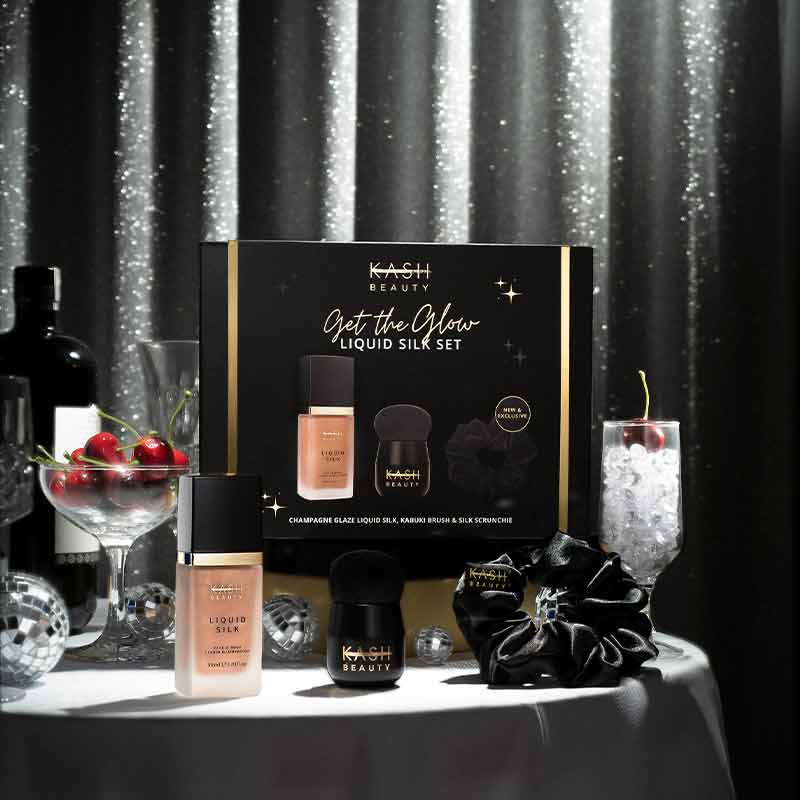 KASH Beauty Get The Glow Liquid Silk Gift Set