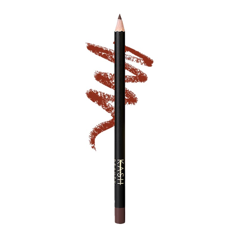 Kash Beauty Lipliner | Rich Sienna | luxurious texture | glides onto lips | long-lasting wear | won't crumble | feather | peel