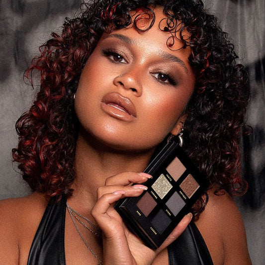 Kash Beauty Midnight Metals Palette | 90's inspired eyeshadow palette | recreate nostalgic eye-looks | highly pigmented formula | glides effortlessly | intense color payoff