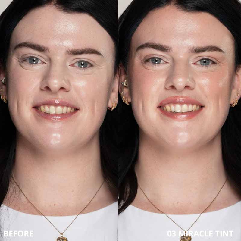 KASH Beauty Miracle Skin Tint SPF 15 Shade 03 Before & After