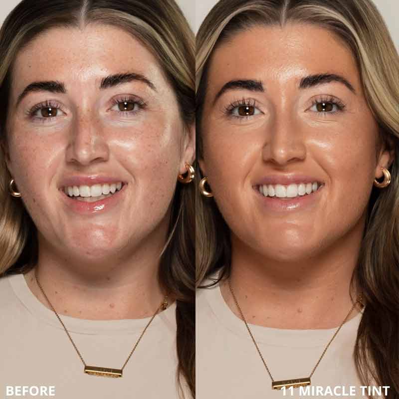 KASH Beauty Miracle Skin Tint SPF 15 Shade 11 Before & After