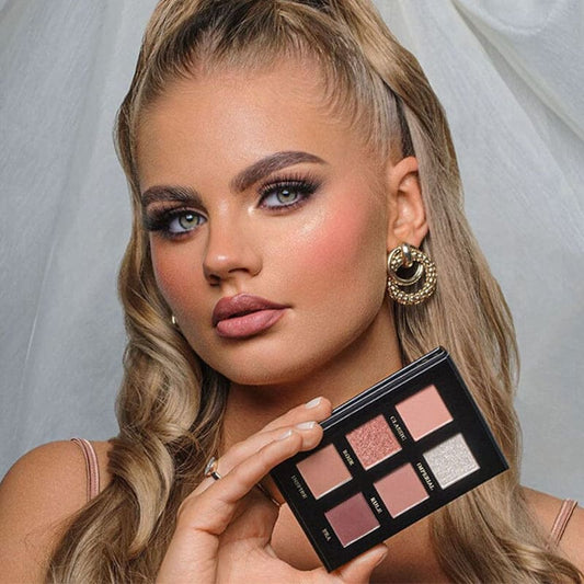 Kash Beauty Royal Rose Palette | makeup | eyes | eye shadows | 6 pan | versatile shades | pink | rose | tones