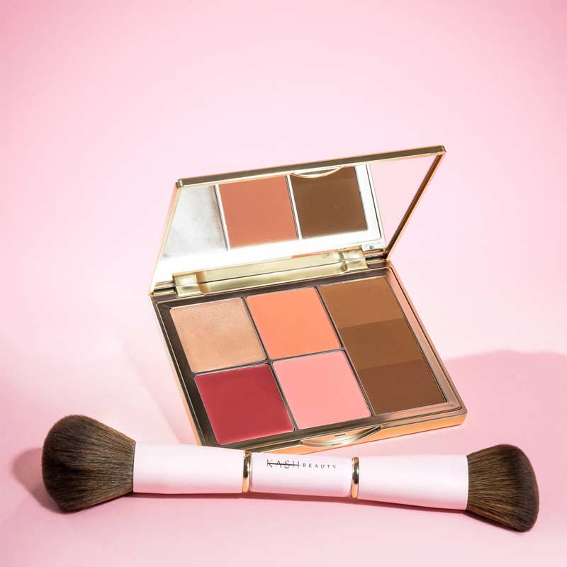 KASH Beauty | KASH Beauty x Charleen | Charleen Murphy | KASH Beauty x Charleen Complete Face Palette | dewy base makeup | complete base makeup | cream and powder formula