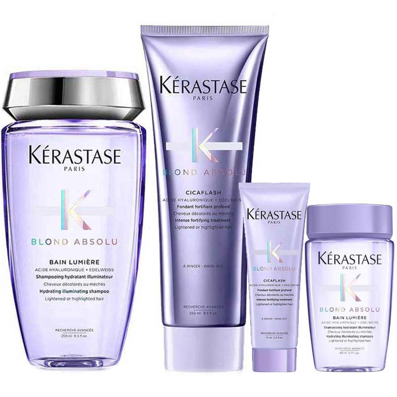 Kérastase Blond Absolu Duo + FREE Travel Shampoo & Cicaflash