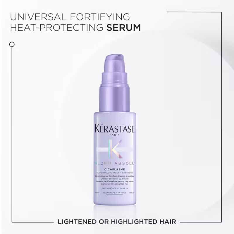 Kerastase blond absolu essentials set, heat protecting serum