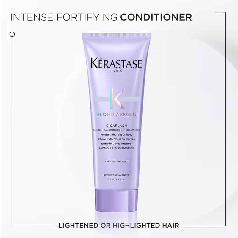Kerastase blond absolu essentials set, hydrating blonde hair conditioner