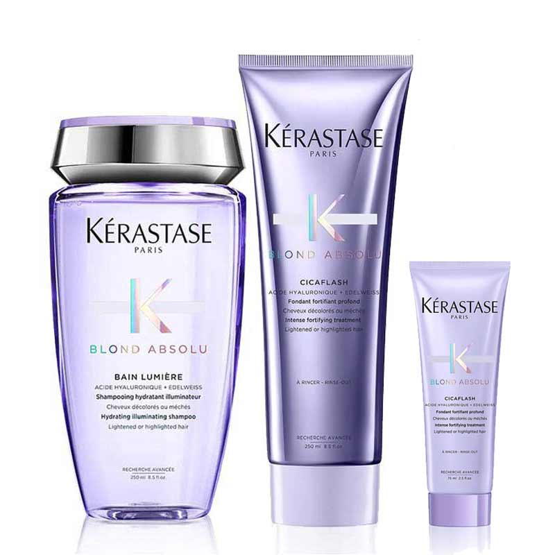 Kérastase Blond Absolu Shampoo & Conditioner Duo + Travel Cicaflash