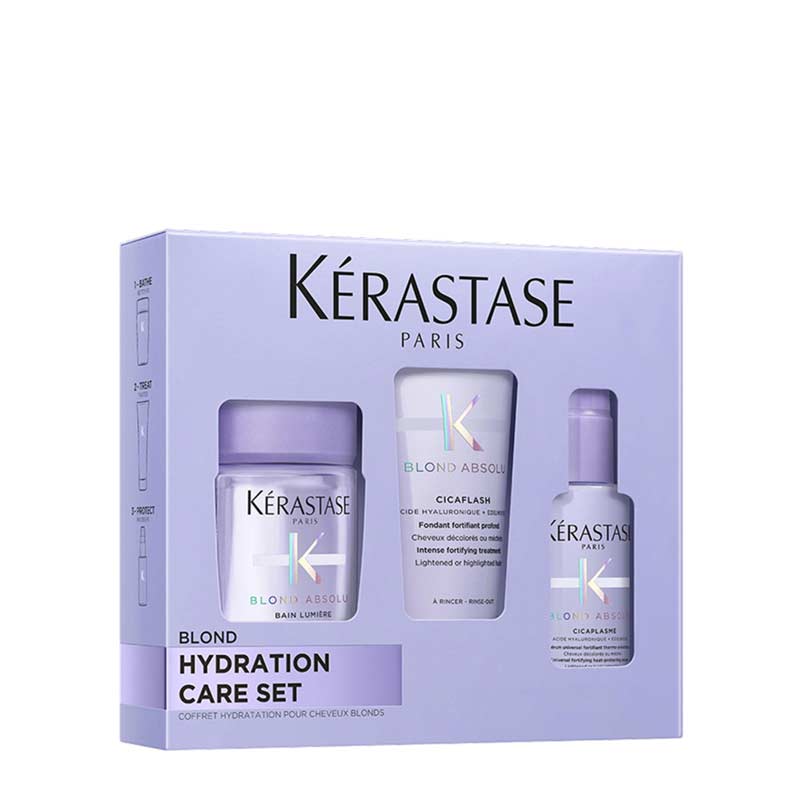 Kérastase Blond Absolu Shampoo, Conditioner & Serum Set for Blonde Hair