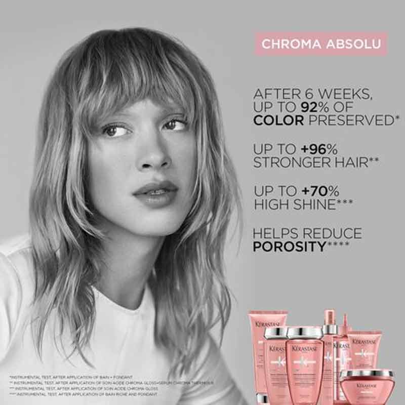Kérastase Chroma Absolu Range for coloured hair, Colour protecting haircare