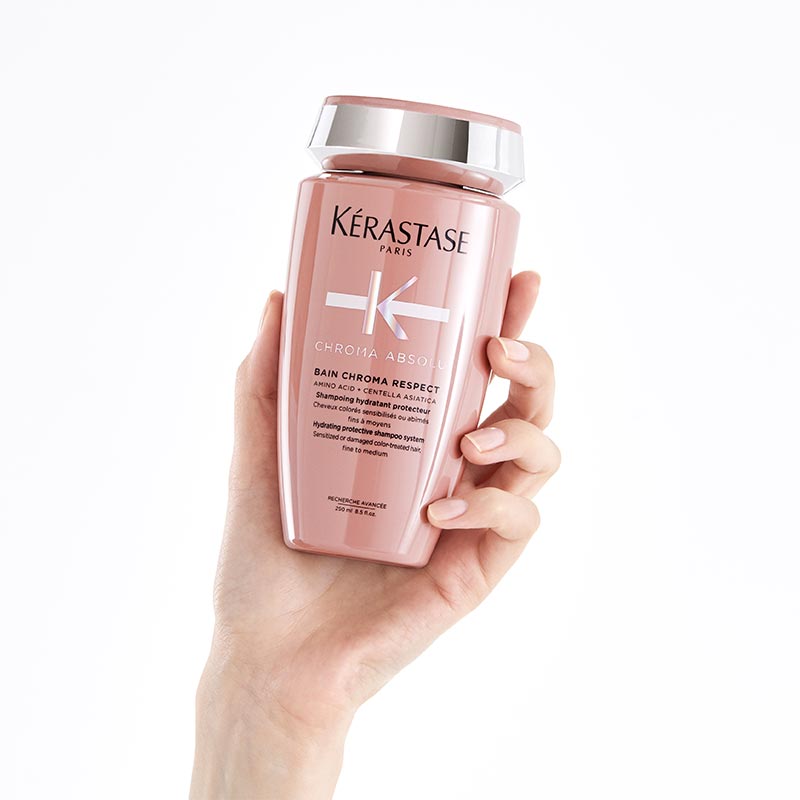 Kérastase Chroma Absolu Bain Chroma Respect Hydrating Protective Shampoo for coloured hair | vibrant hair colour