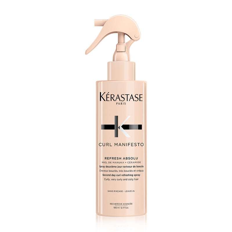 Kérastase Curl Manifesto Refresh Absolu Curl Refreshing Spray | Curl refreshing | Rehydrating | Revitalizing | Redefining | Lightweight | Effective | Natural curl promotion | Bounce | Volume | Lustrous shine