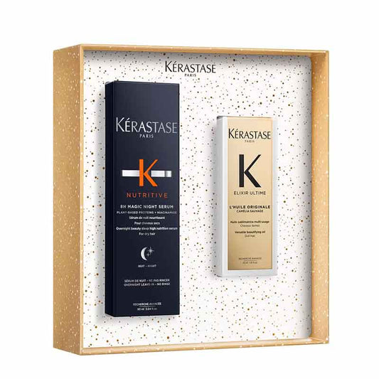 Kérastase 8H Magic Night Serum & Elixir Ultime Oil Day & Night Duo Gift Set
