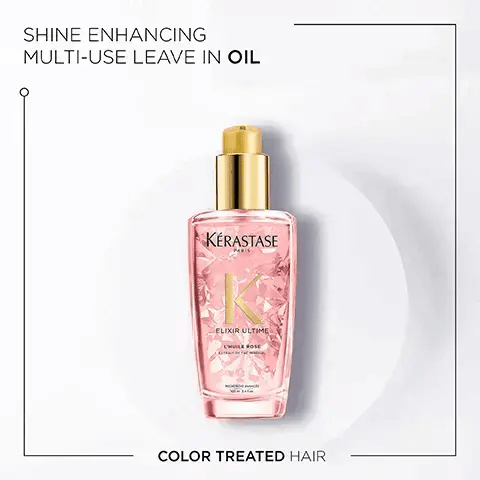 Kérastase, Elixir Ultime Range, L'Huile Rose Radiance Sublimating Oil, For Coloured Treated Hair