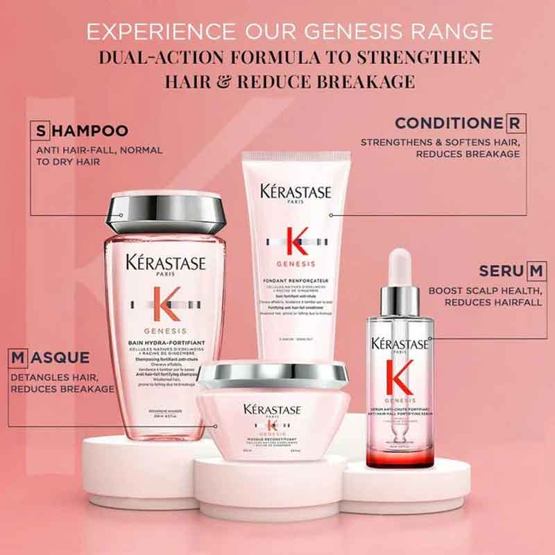 Kérastase, genesis range, anti hair fall out conditioner, strengthening conditioner