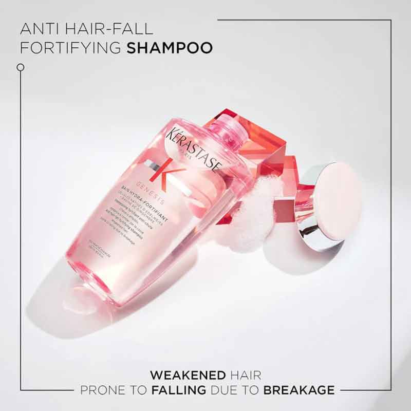 Kérastase Genesis Bain Hydra-Fortifiant Anti Hair-Fall Fortifying Shampoo, weakened hair, hair breakage shampoo