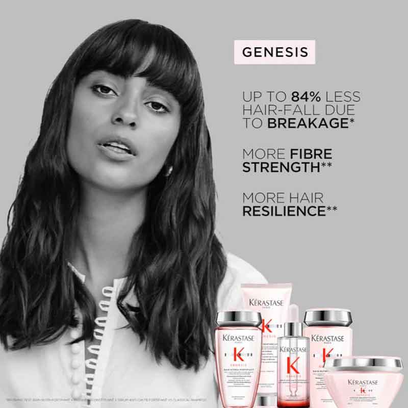 Kérastase Genesis Bain Hydra-Fortifiant Anti Hair-Fall Fortifying conditioner, weakened hair, strengthen hair