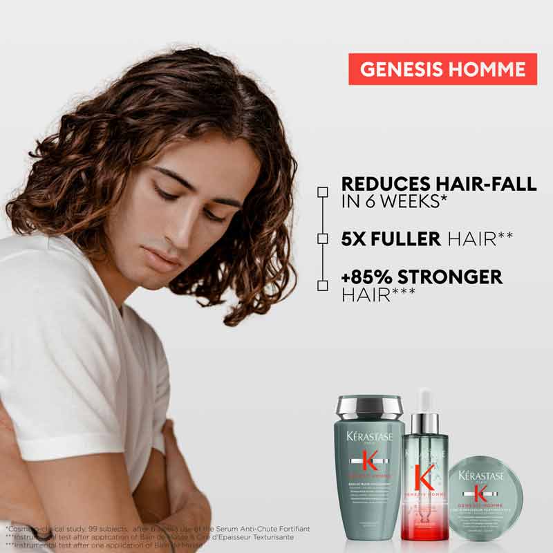 Kérastase, Kérastase Genesis Homme, Kérastase Mens Range, Reduce Men's Hair Fall Out